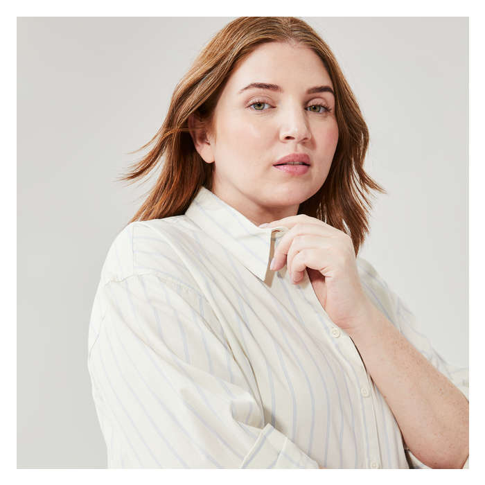 Women+ Oversized Button-Down Shirt